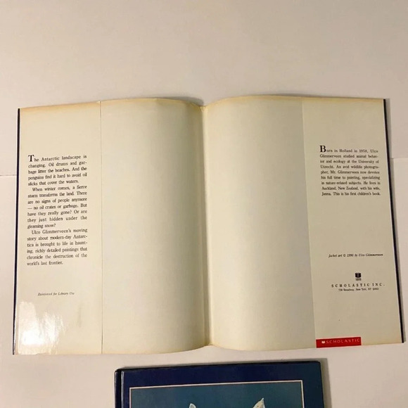 Vintage 1990 A Tale of Antarctica Book by Ulco  Glimmerveen - Picture 4 of 10